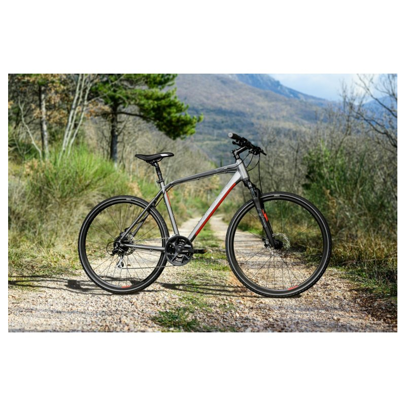 ABUS AirBreaker Blaze Red šalmas ABUS AirBreaker Blaze Red šalmas